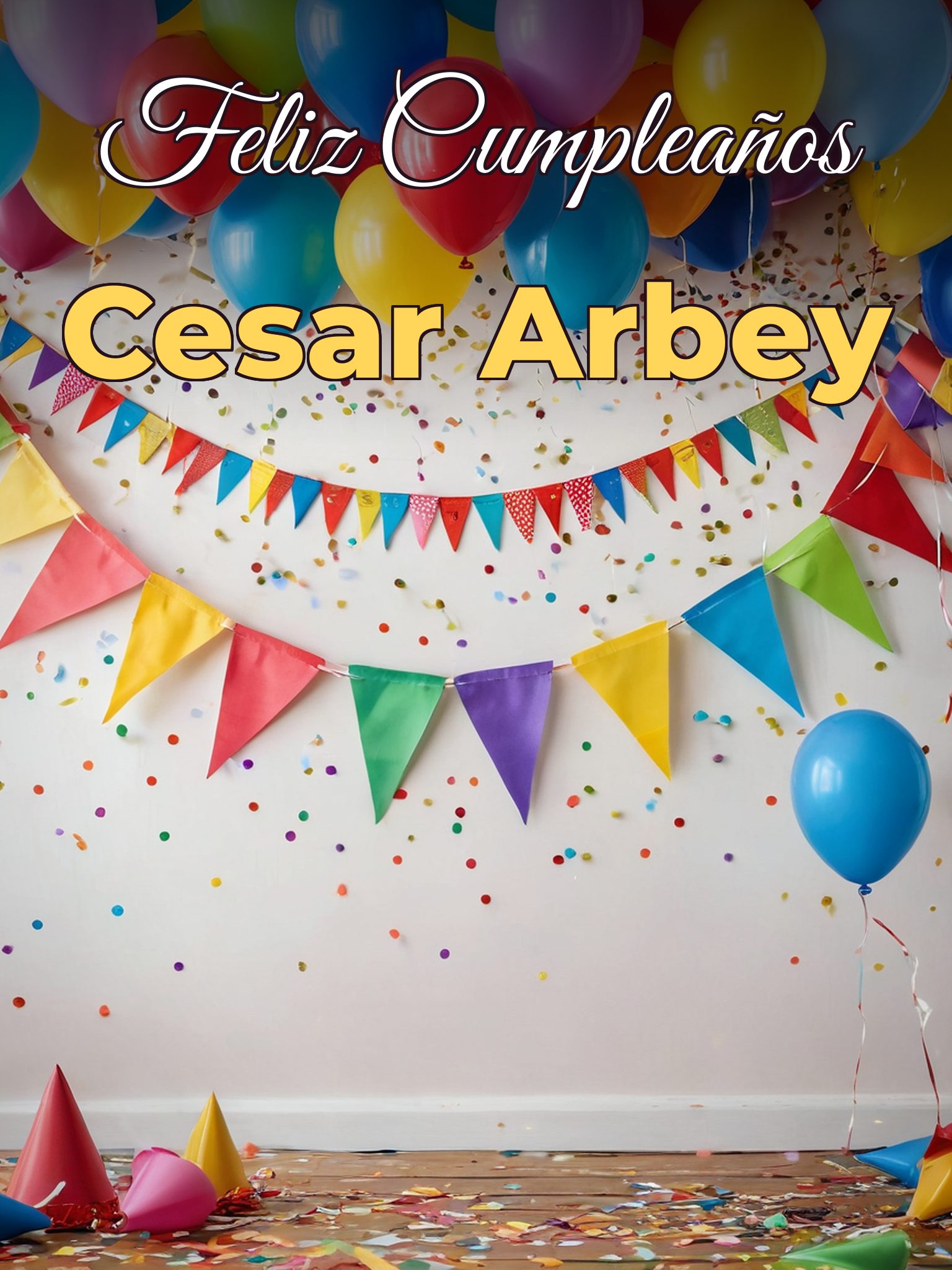 Feliz cumpleaños cesar arbey