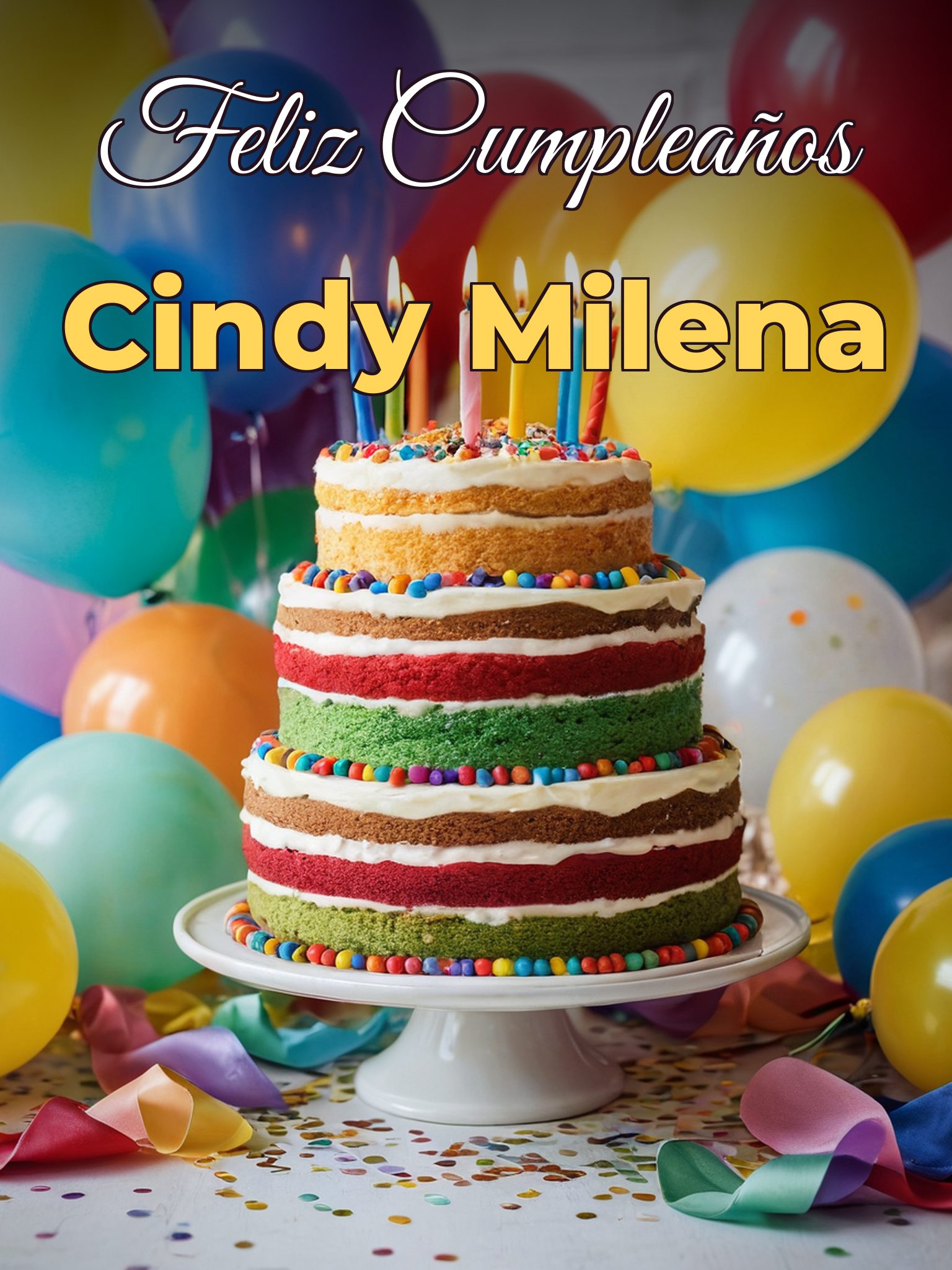 Feliz cumpleaños cindy milena