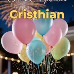 feliz cumpleaños cristhian