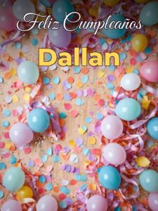 Feliz cumpleaños dallan