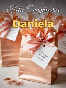 Feliz cumpleaños daniela