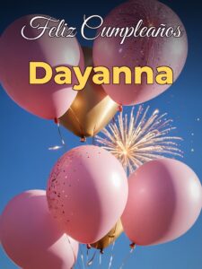 Feliz cumpleaños dayanna