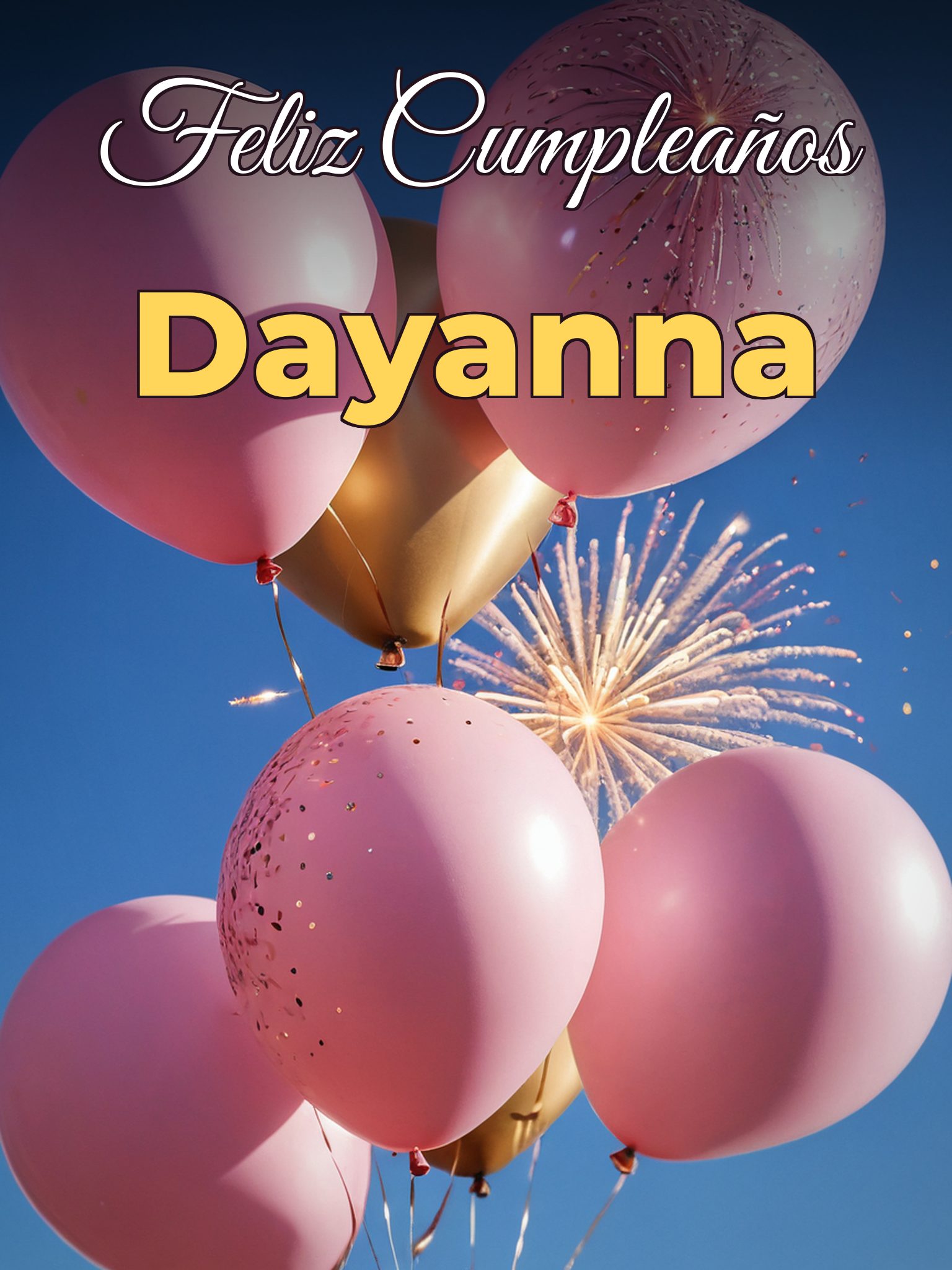 Feliz cumpleaños dayanna