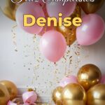 feliz cumpleaños denise
