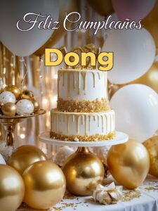Feliz cumpleaños dong