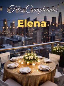 Feliz cumpleaños elena