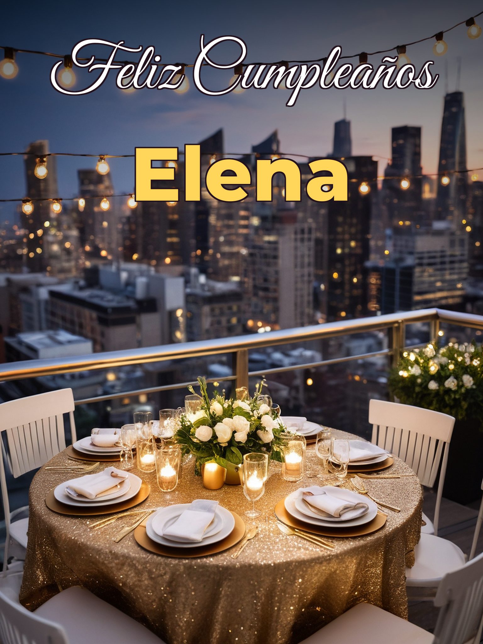 Feliz cumpleaños elena