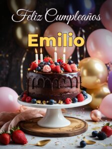 Feliz cumpleaños emilio