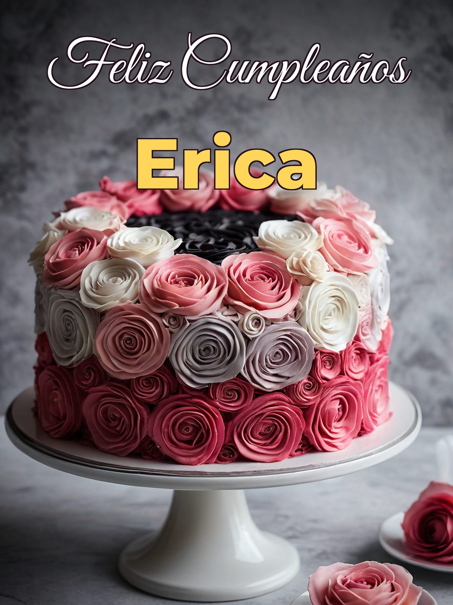 Feliz cumpleaños erica