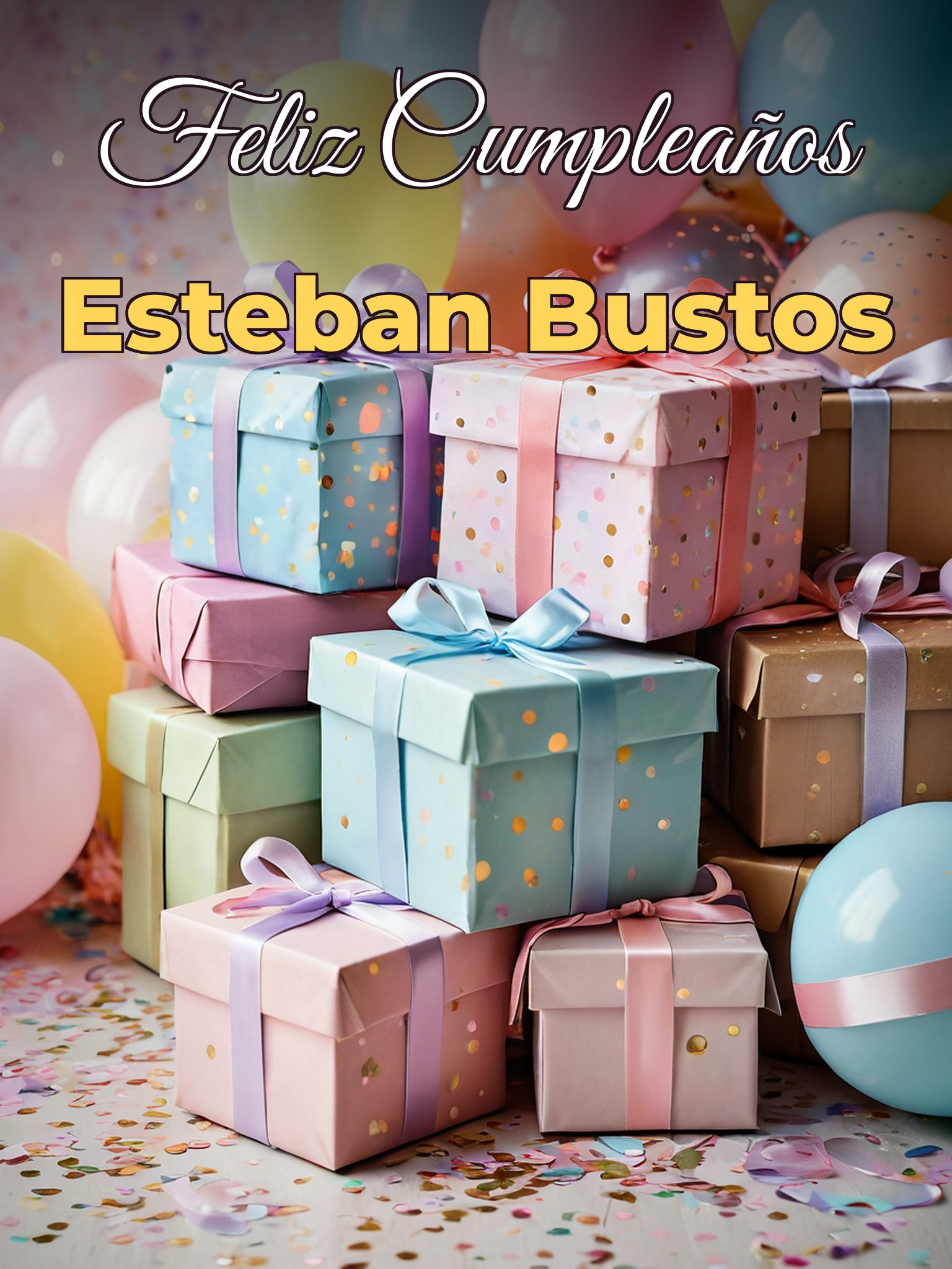 Feliz cumpleaños esteban bustos