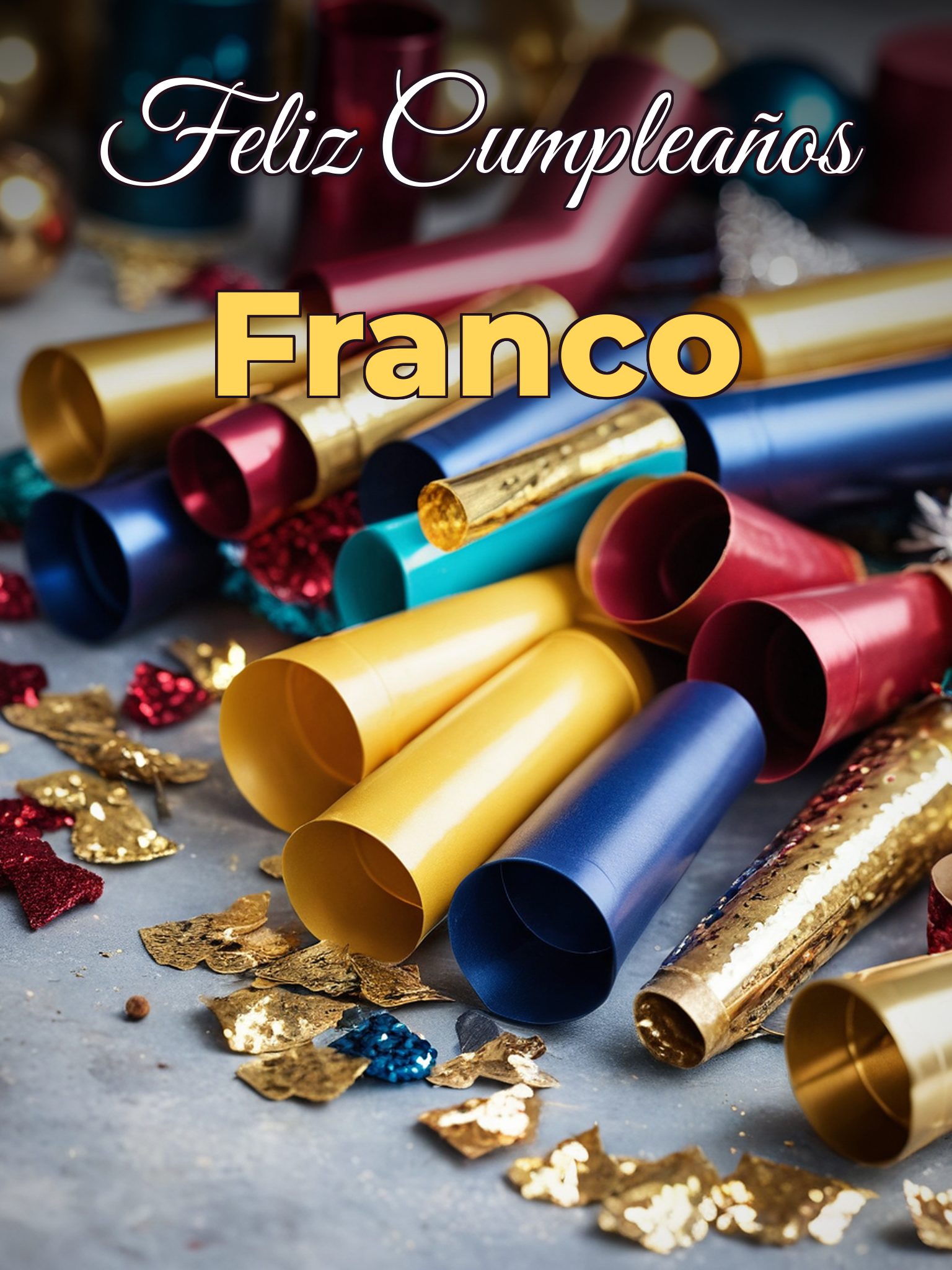 Feliz cumpleaños franco