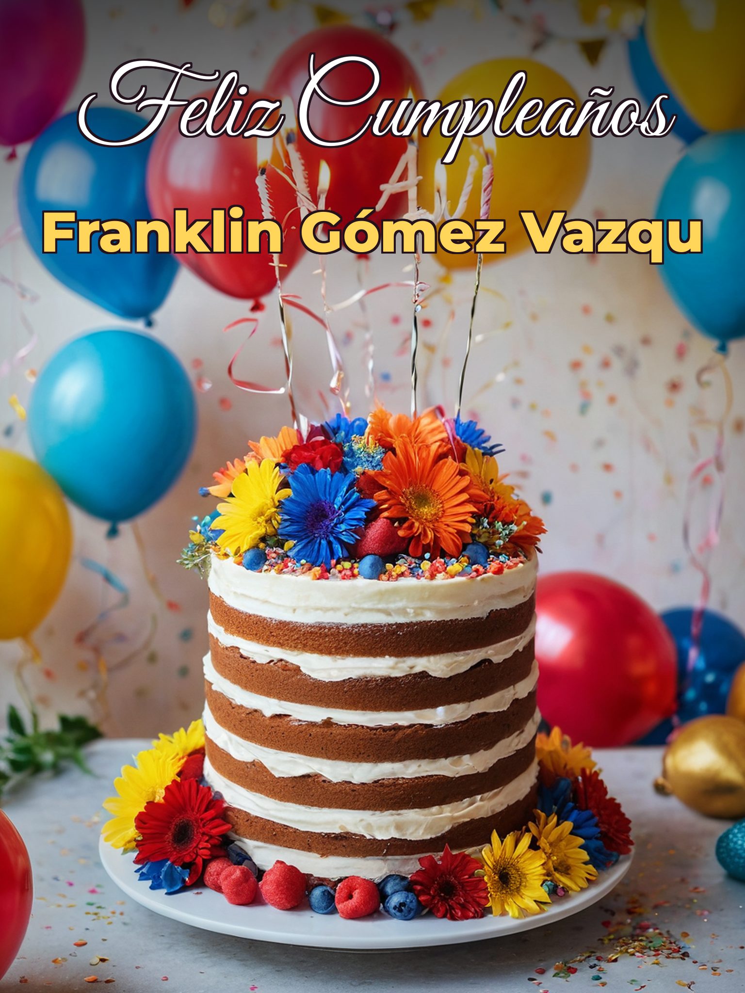 Feliz cumpleaños franklin gómez vazqu