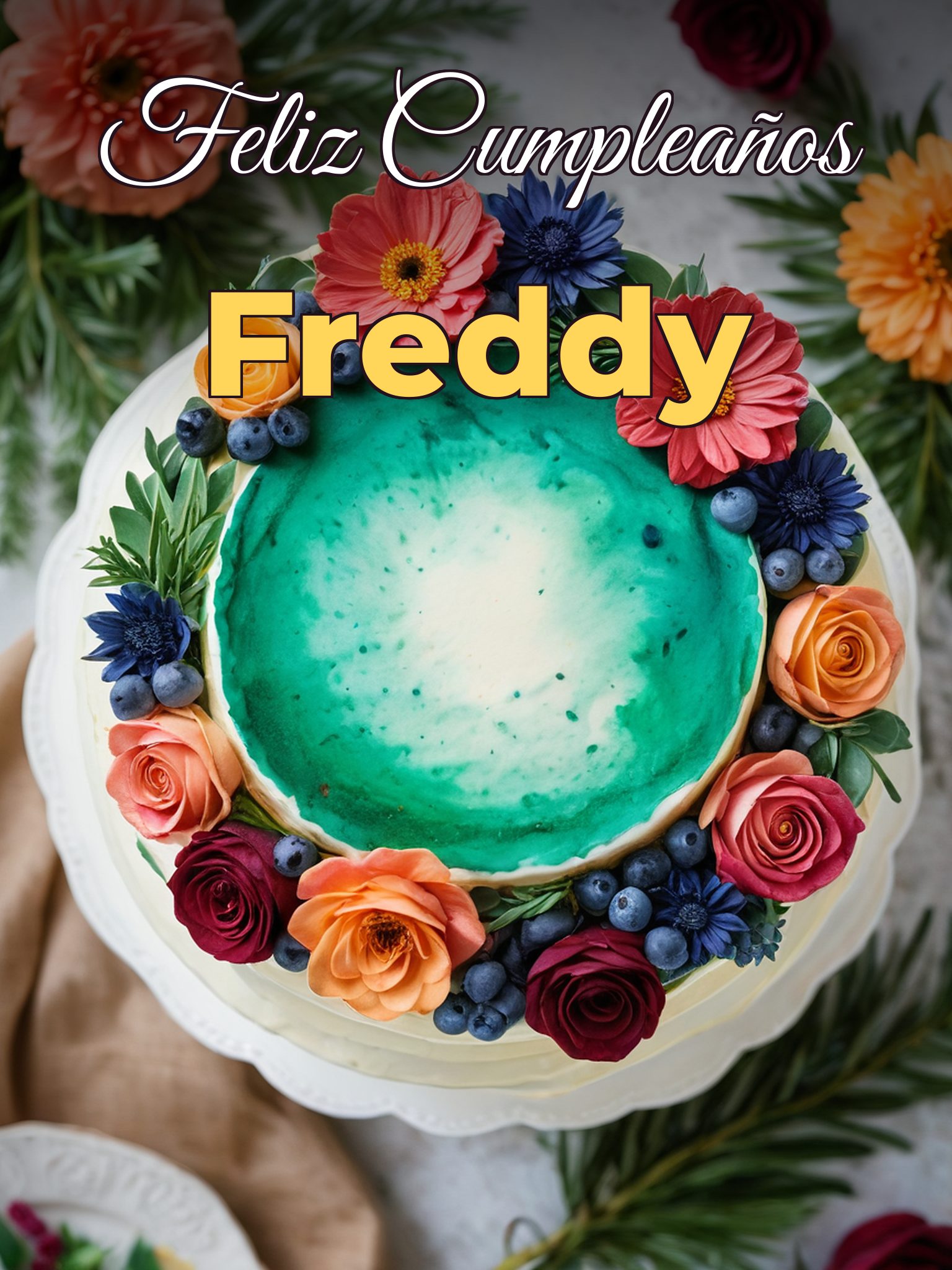 Feliz cumpleaños freddy