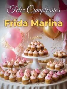 Feliz cumpleaños frida marina