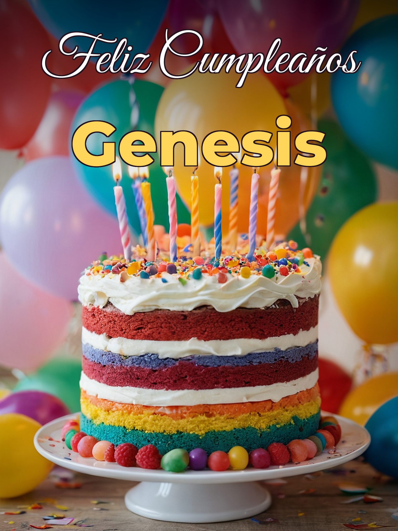 Feliz cumpleaños genesis