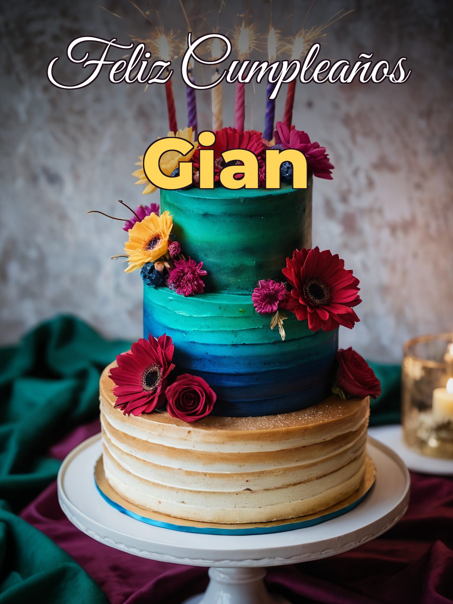 Feliz cumpleaños gian