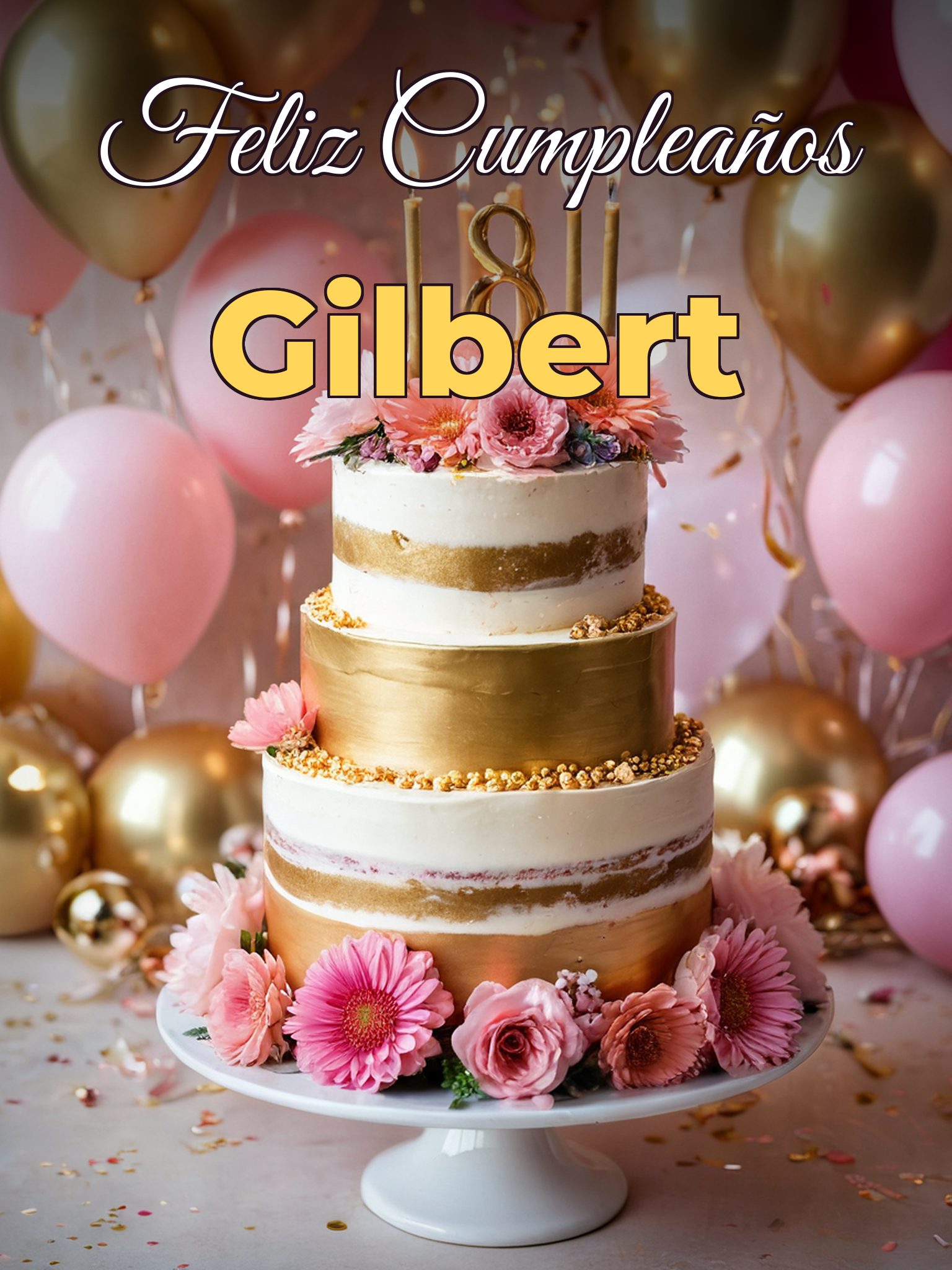 Feliz cumpleaños gilbert