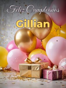 Feliz cumpleaños gillian