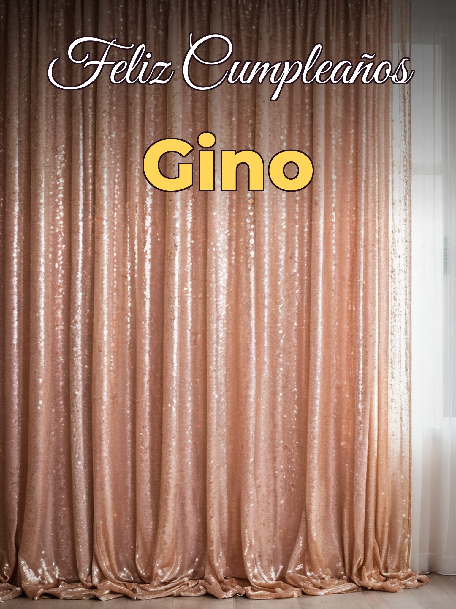 Feliz cumpleaños gino