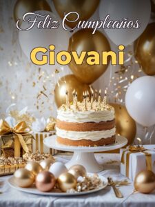 Feliz cumpleaños giovani