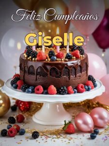 Feliz cumpleaños giselle