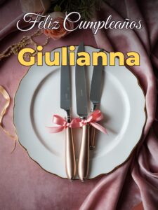 Feliz cumpleaños giulianna