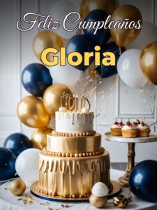 Feliz cumpleaños gloria
