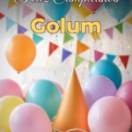 feliz cumpleaños golum