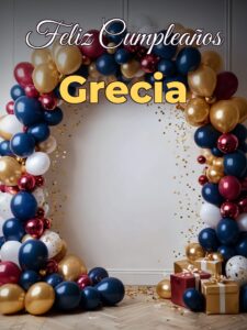 Feliz cumpleaños grecia