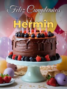 Feliz cumpleaños hermin