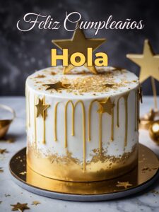 Feliz cumpleaños hola