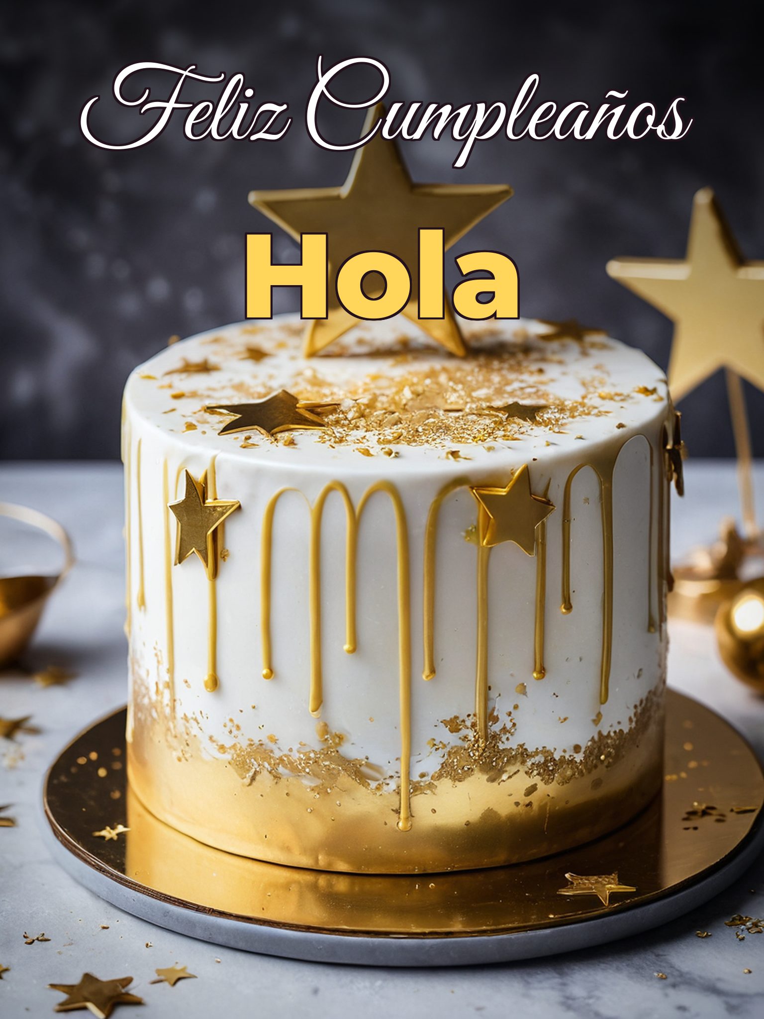 Feliz cumpleaños hola