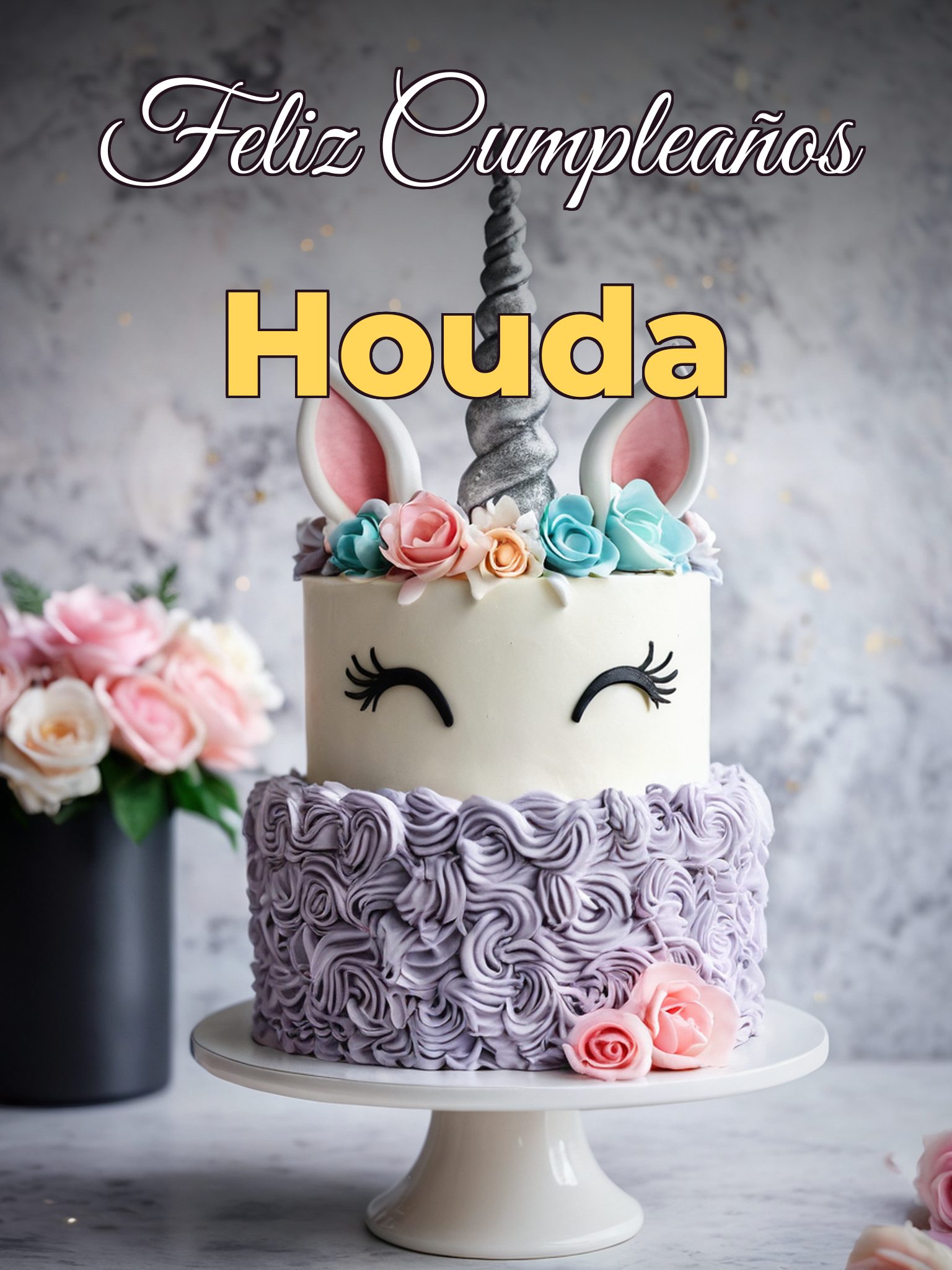 Feliz cumpleaños houda
