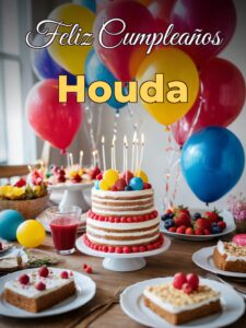 Feliz cumpleaños houda