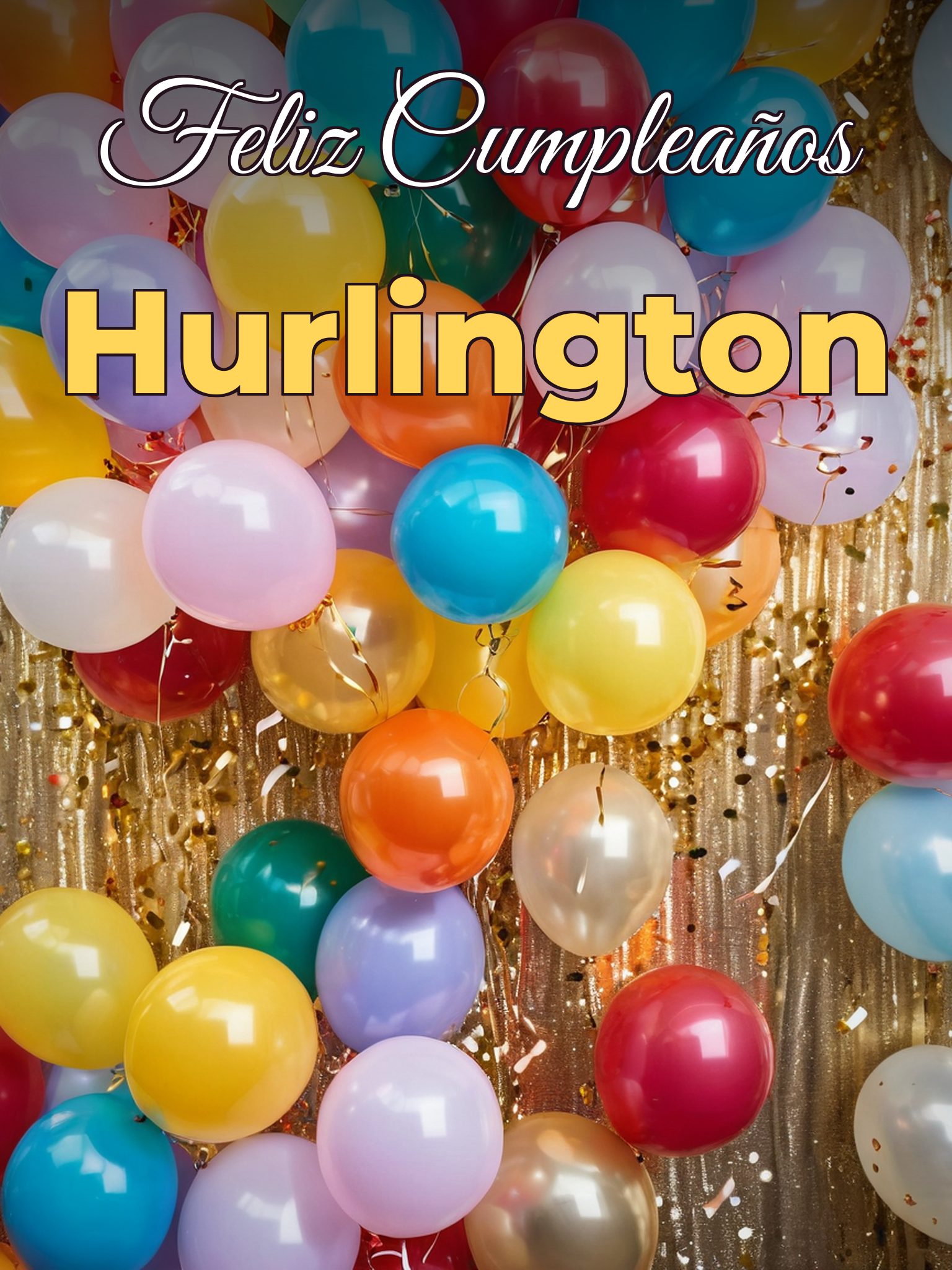 Feliz cumpleaños hurlington