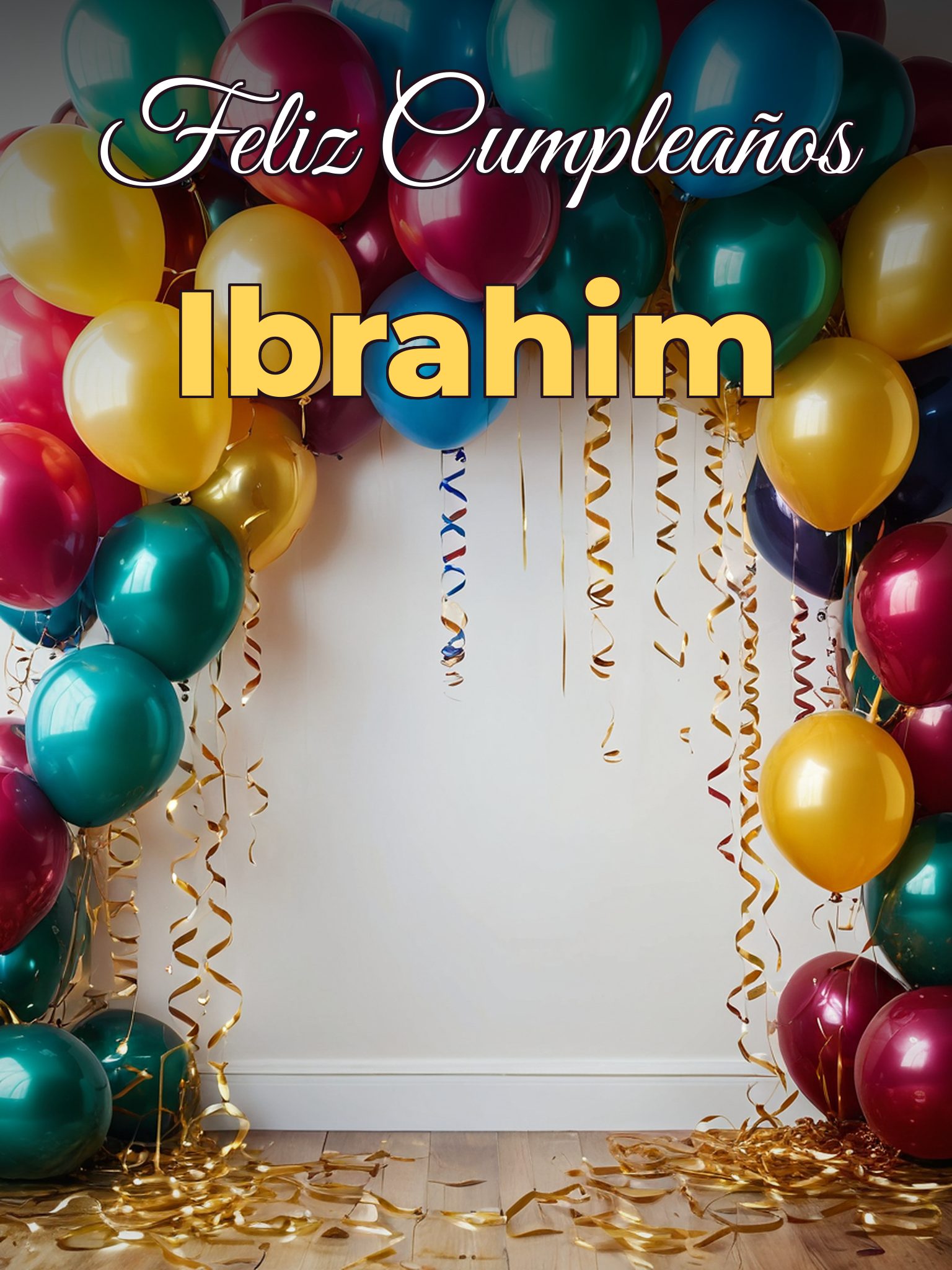 Feliz cumpleaños ibrahim