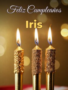 Feliz cumpleaños iris