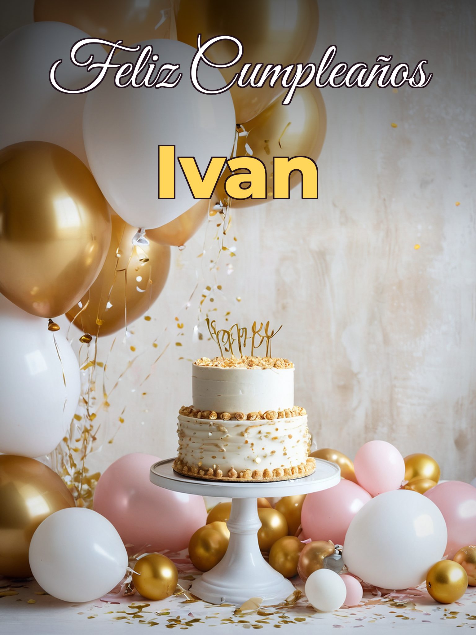 Feliz cumpleaños ivan