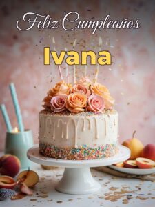 Feliz cumpleaños ivana