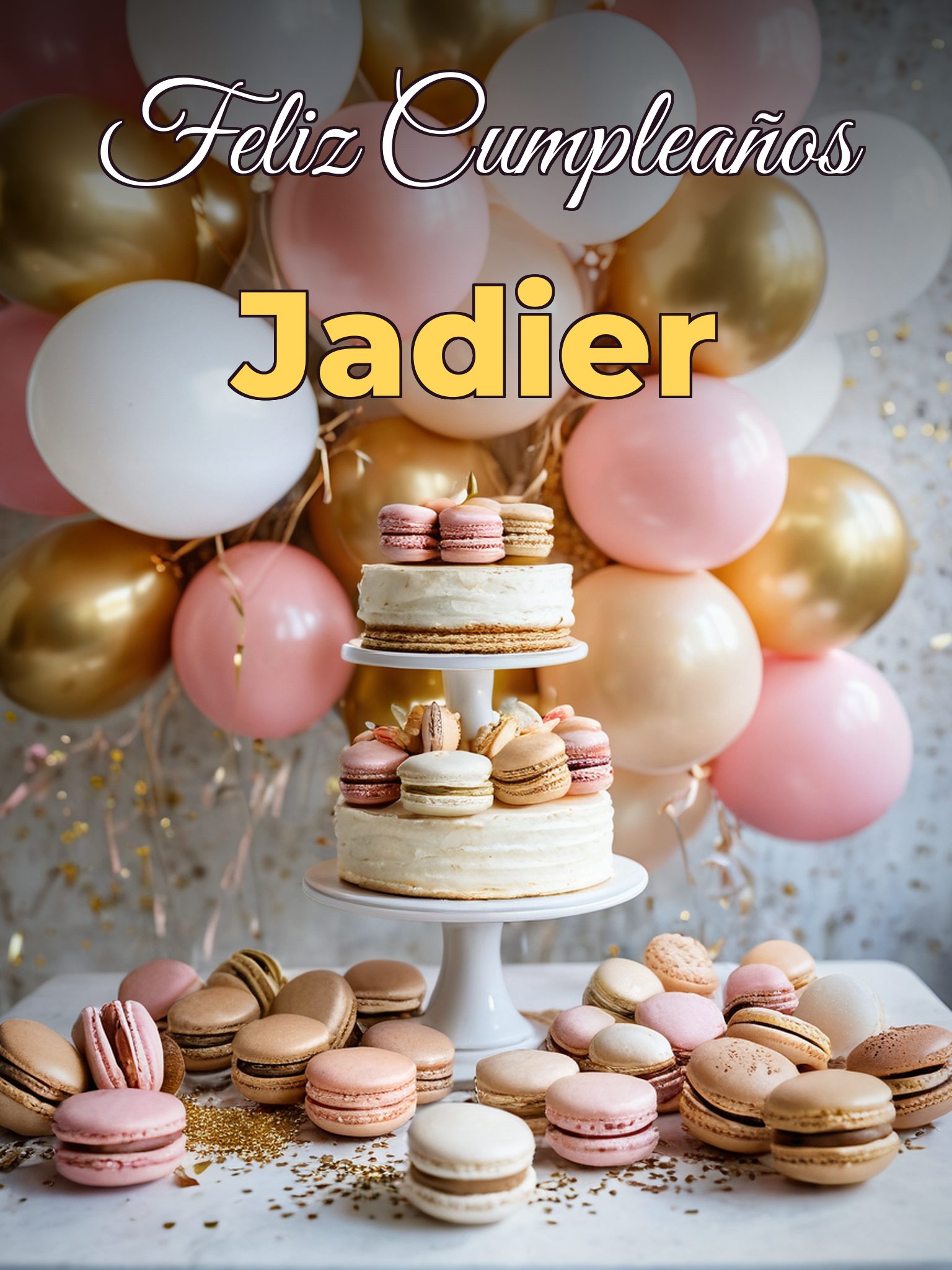 Feliz cumpleaños jadier