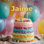 feliz cumpleaños jaime