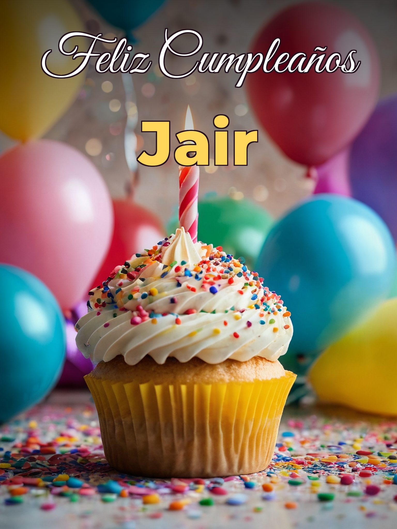 Feliz cumpleaños jair