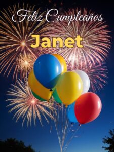 Feliz cumpleaños janet