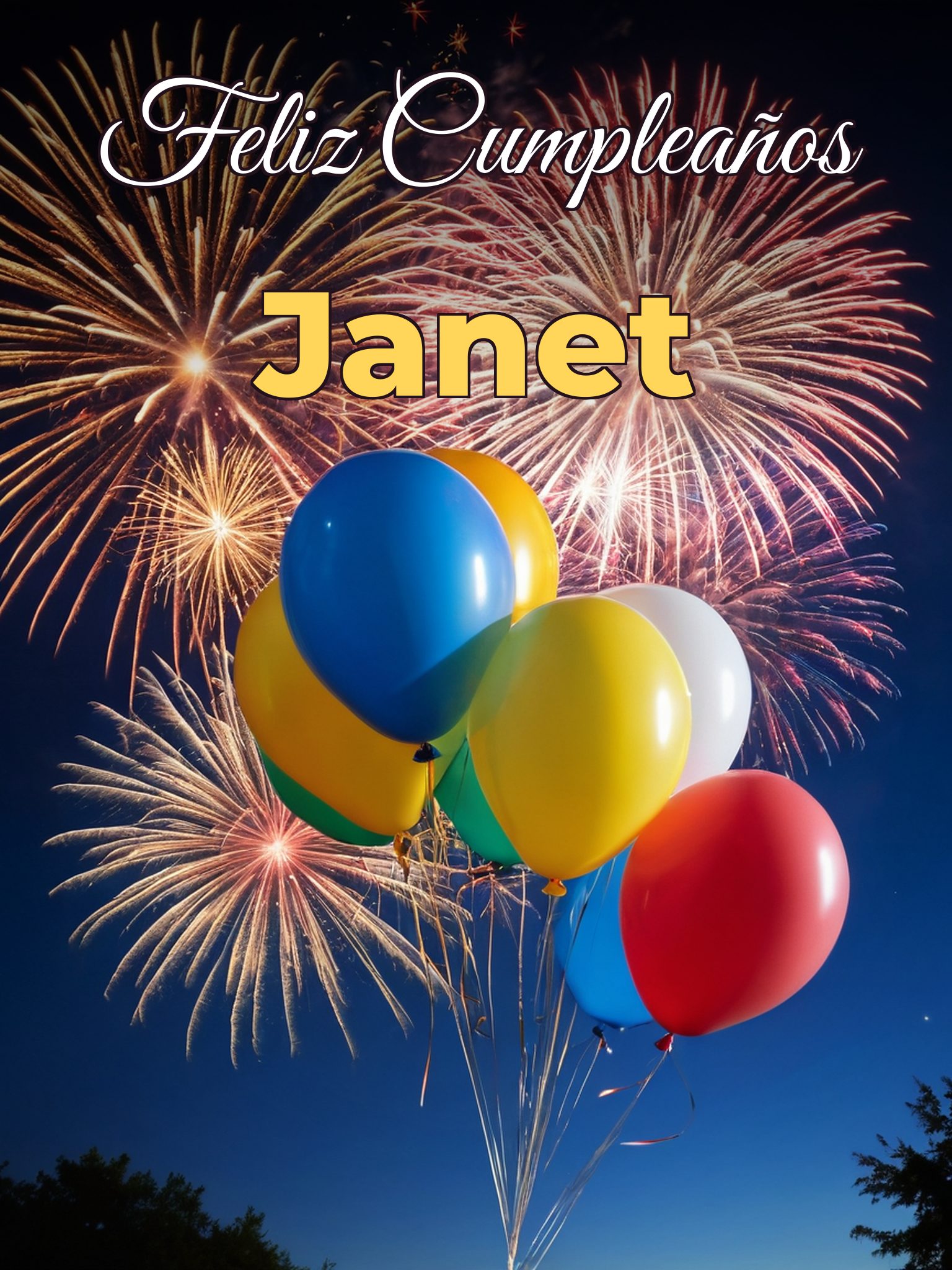 Feliz cumpleaños janet