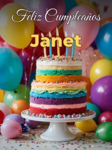 Feliz cumpleaños janet