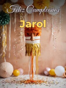 Feliz cumpleaños jarol
