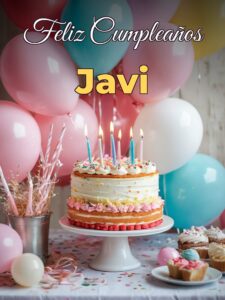 Feliz cumpleaños javi