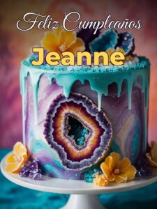 Feliz cumpleaños jeanne