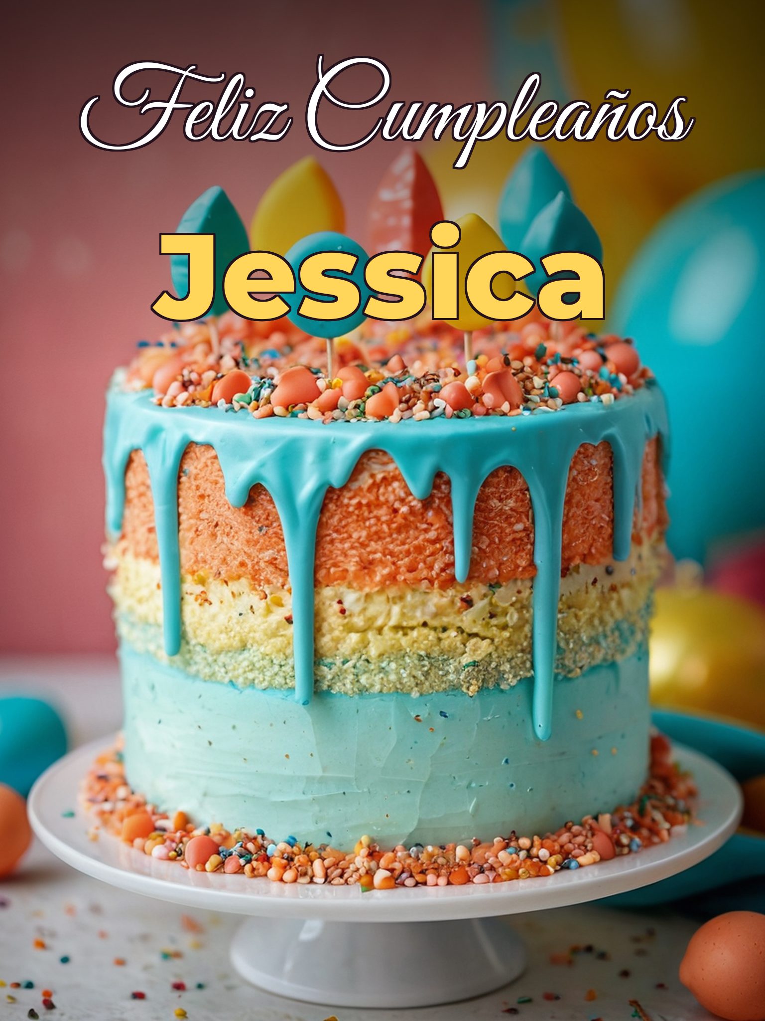 Feliz cumpleaños jessica