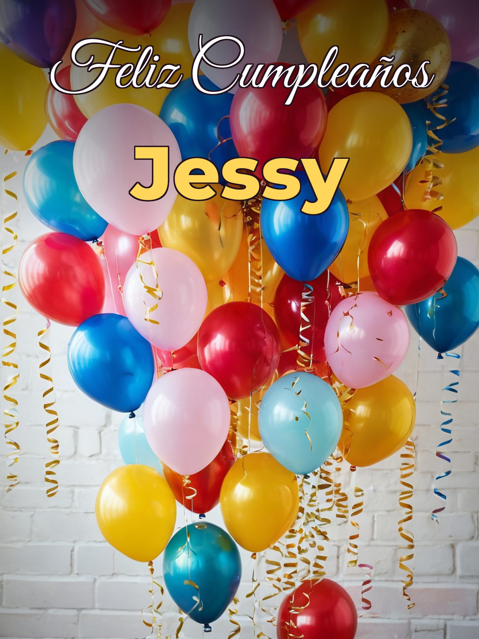 Feliz cumpleaños jessy